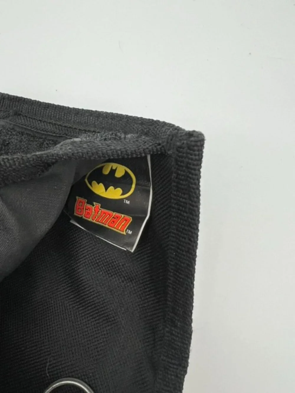 Vintage Batman Rubberized Bi-fold Wallet Graphic Comic Zipper Pocket Keyring